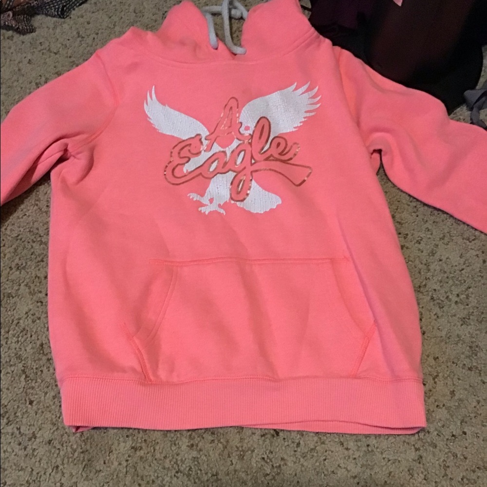 Pink A&E hoodie